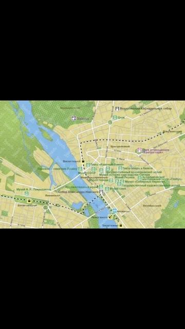 Карта Новосибирска