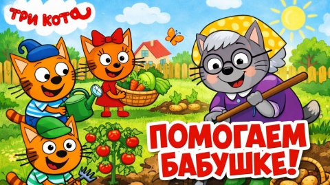 Три кота. Развивающая игра для детей