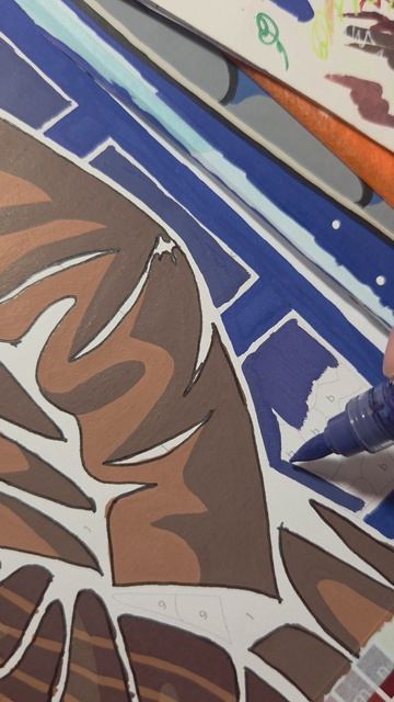 Раскраска по номерам Lynx-art