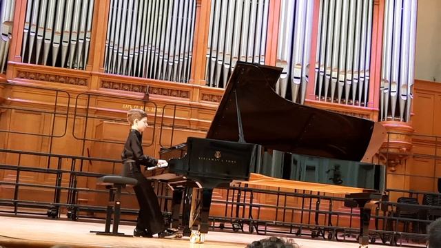 В.А.Моцарт 9 вартаций на менуэт Дюпора БЗ Консерватории 8апр23