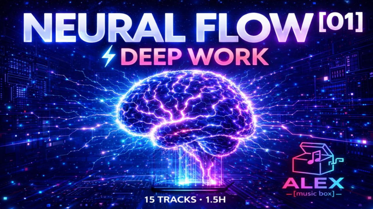 NEURAL FLOW 01  Музыка для программирования и глубокой концентрации  Minimal Cyber-Techno