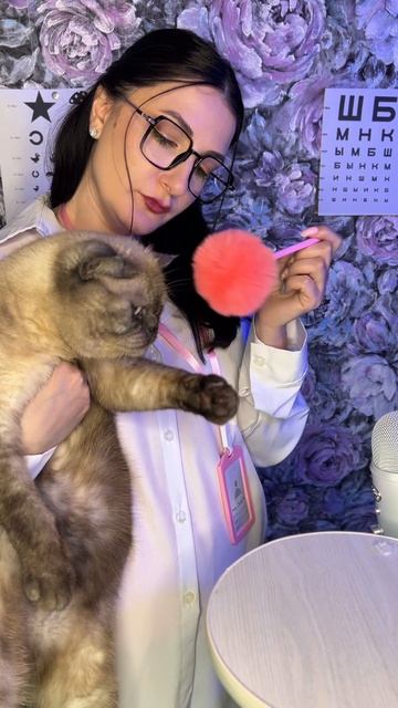 АСМР 👩⚕️ ВЕТЕРЕНАР ВЫЛЕЧИТ ВАШЕГО КОТИКА #асмр #acmp #ролеваяигра