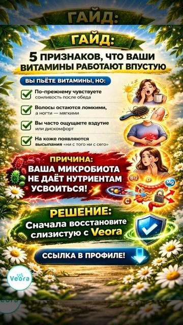 ВАШИ ВИТАМИНЫ ВЫЛЕТАЮТ В ТРУБУ? ПРОВЕРЬТЕ СЕБЯ!