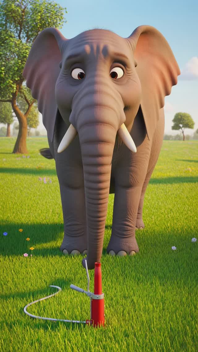 Мама, слон улетел! 😂🐘 Самое смешное видео для детей