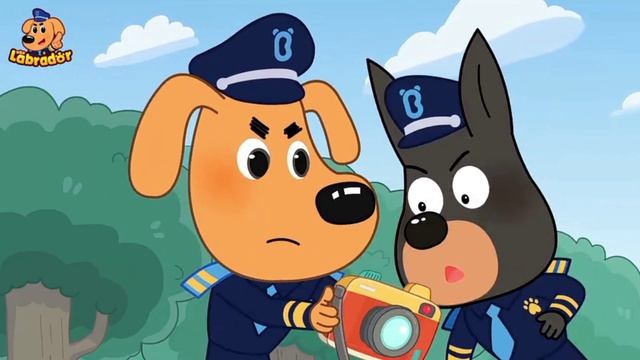 Храбрый шериф Лабрадор  познавательный мультфильм.