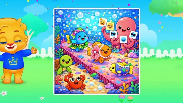 Детский развивающий мультфильм видео головоломка.