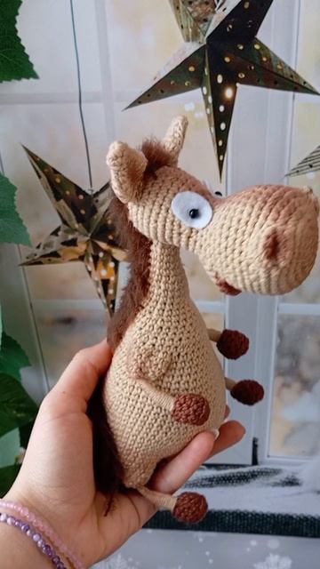 амигуруми лодашка символ нового года вязаная крючком Mp4