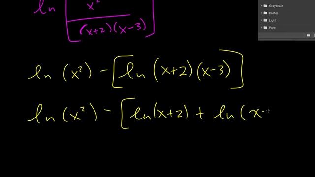 AA2 - 12F - Derivatives Of Log Functions Part 2