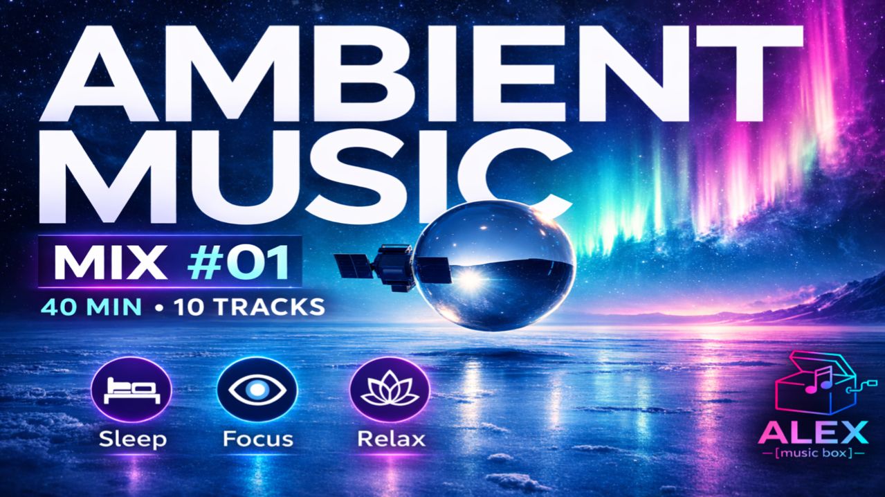 AMBIENT MUSIC MIX 01  Relaxing Atmospheric Ambient  Sleep  Meditation  40 MIN