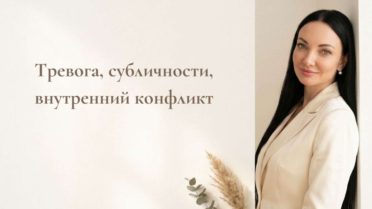 Тревога, много мыслей, взрослый и ребенок, субличности, внутренний конфликт