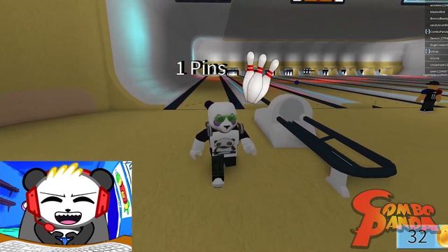 Roblox Robowling Panda Vs  Doge Lets Play With Combo Panda