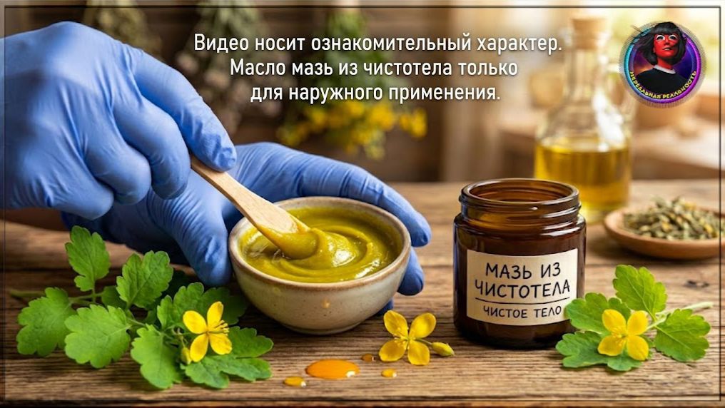 МАЗЬ из ЧИСТОТЕЛА - ЧИСТОЕ ТЕЛО  Рецепт приготовления