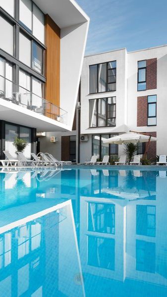 Продаётся квартира в Сочи: зоны отдыха, бассейны, бар — ЖК Green Palace