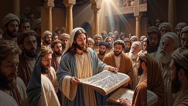 Иисус учить в храме.