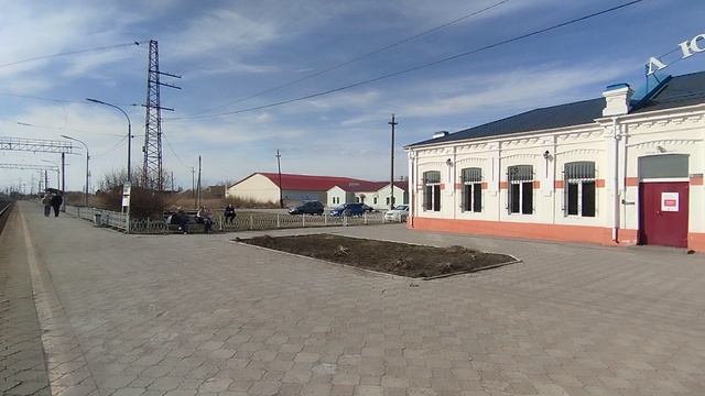 Станция Любинская. Грузовой со стороны Омска.