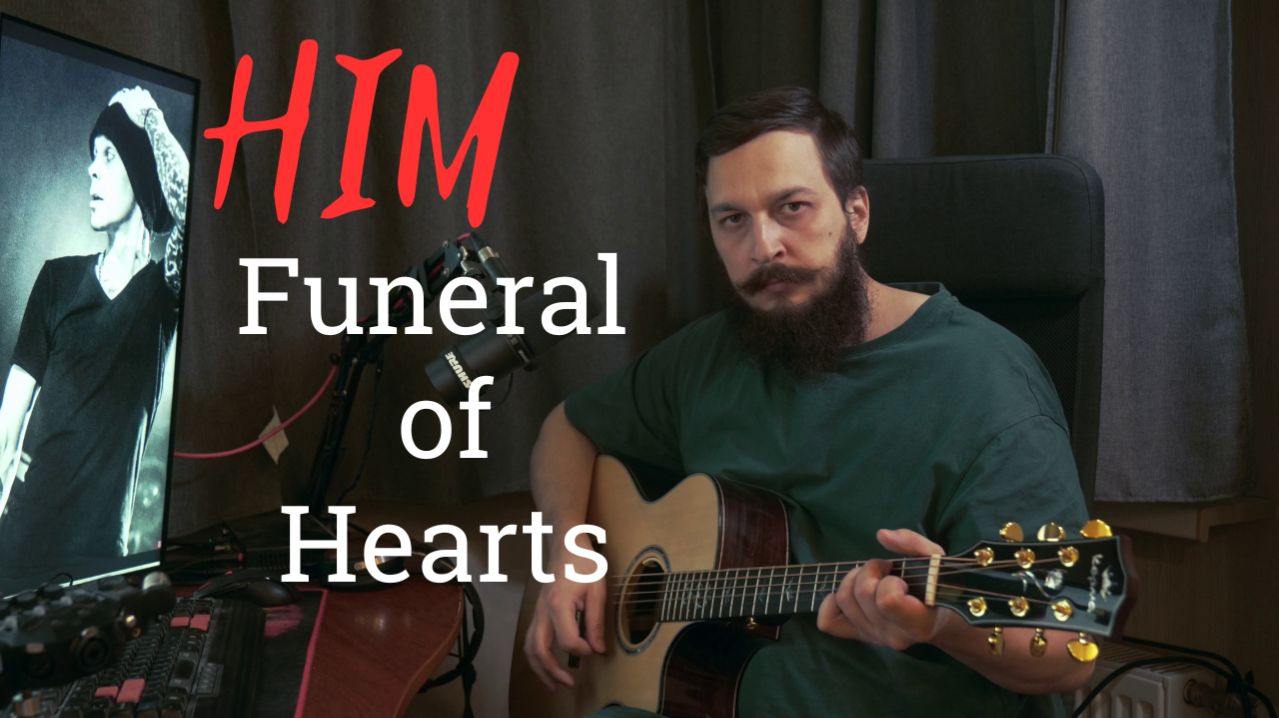 HIM - Funeral Of Hearts  Acoustic Cover