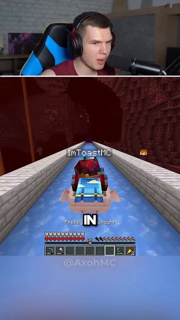 КАК ОН ЭТО СДЕЛАЛ В МАЙНКРАФТ ! Shorts шортс Minecraft майнкрафт майн