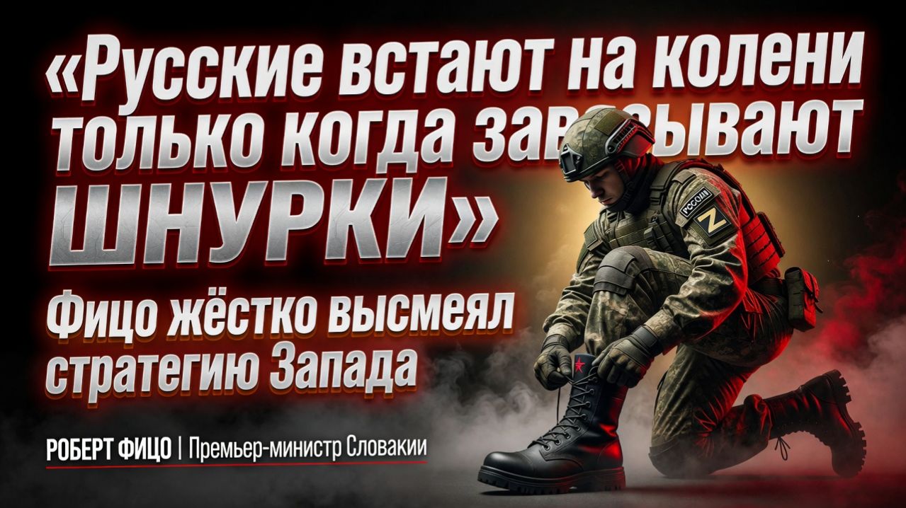 Премьер-министр Словакии Роберт Фицо наносит сокрушительный удар