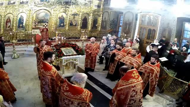 Богослужение Троицкого собора города Подольска