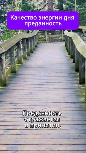 Преданность. Качество энергии дня. 18.04.2026