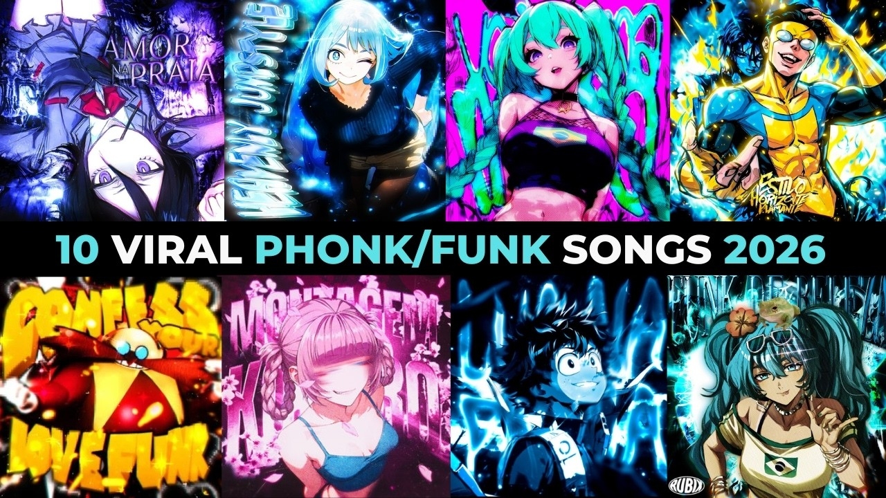 TOP 10 MOST VIRAL PHONKFUNK 2026. ТОП 10 ФОНКФАНК 2026