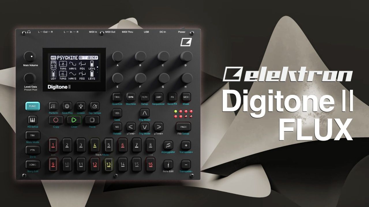 Elektron Digitone II: Presets For Dub Melodic Progressive Industrial