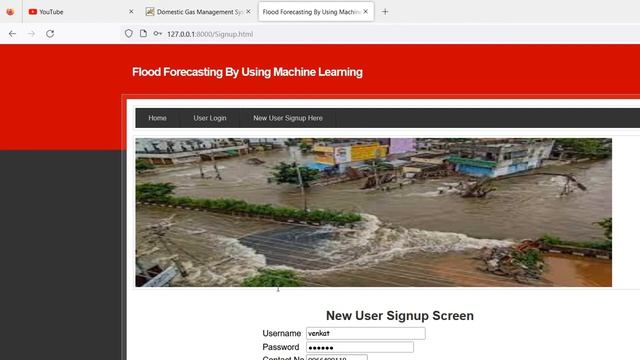 Flood Forecasting By Using Machine Learning