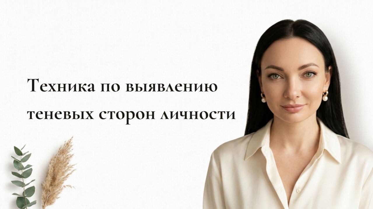 Техника по выявлению теневых сторон личности + Как исполнить все мечты с помощью режиссуры театра