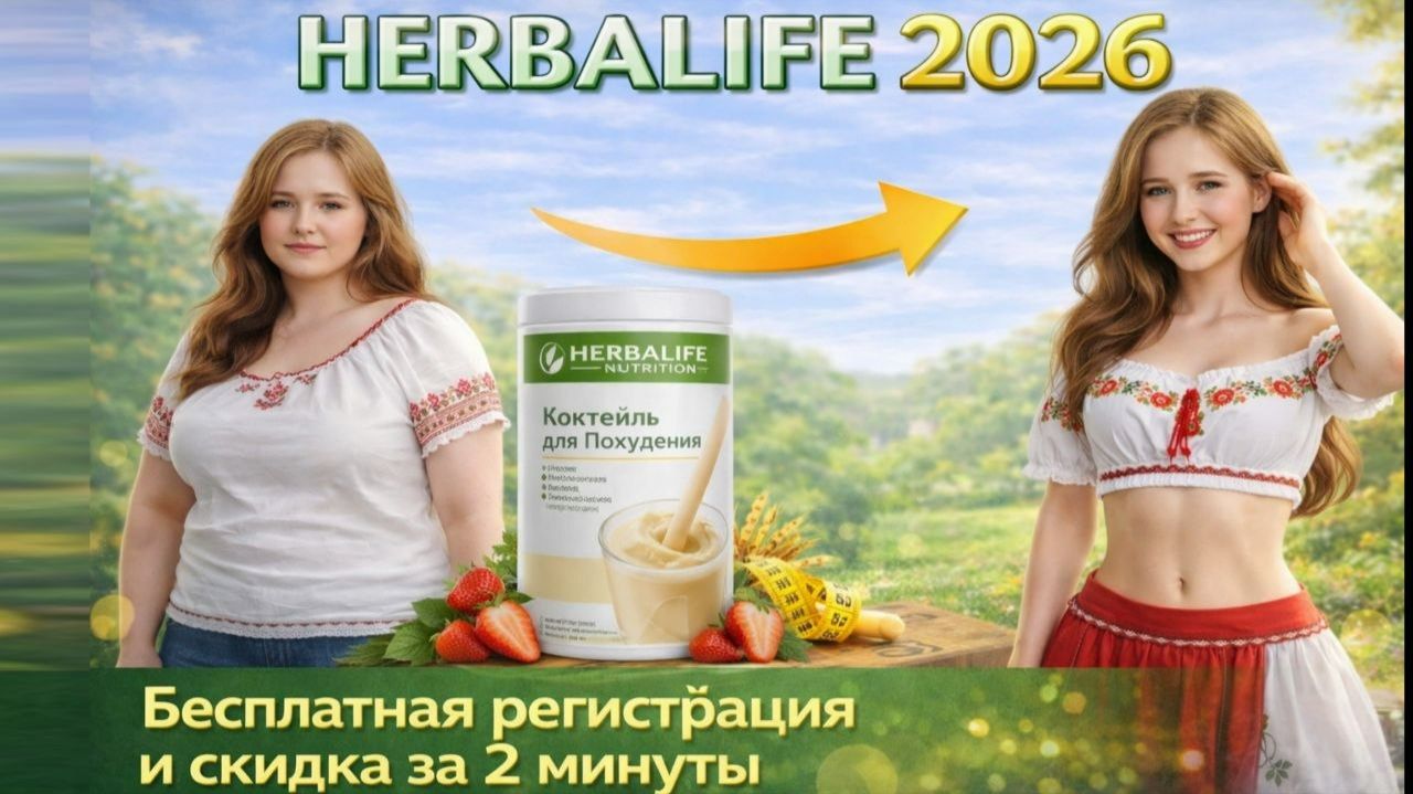 Как за 2 мин БЕСПЛАТНО стать партнёром Herbalife и получить скидку. Онлайн регистрация 2026