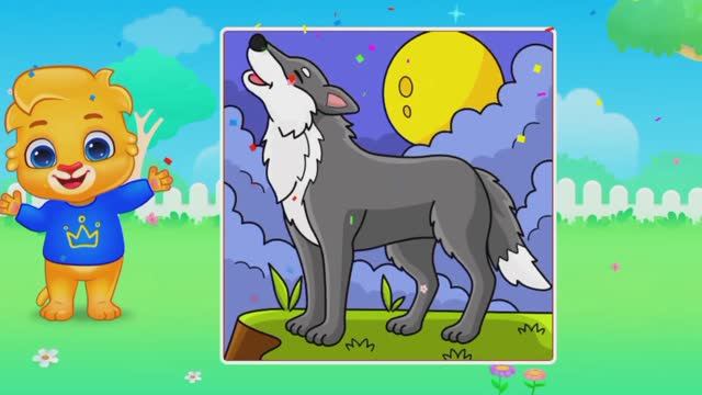 Детский развивающий мультфильм видео головоломка.