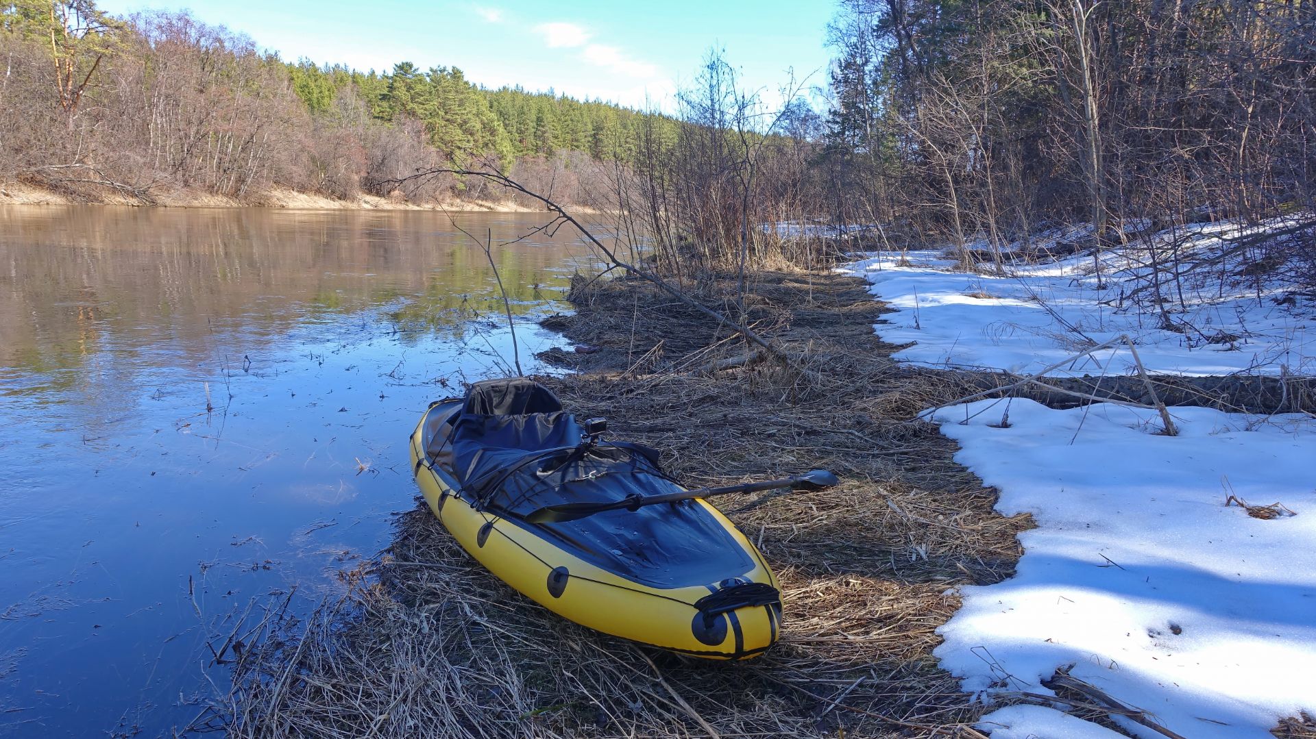 Первый марафон для нового каяка
