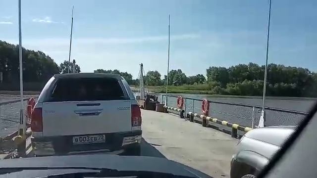 Паром через р. Иртыш
