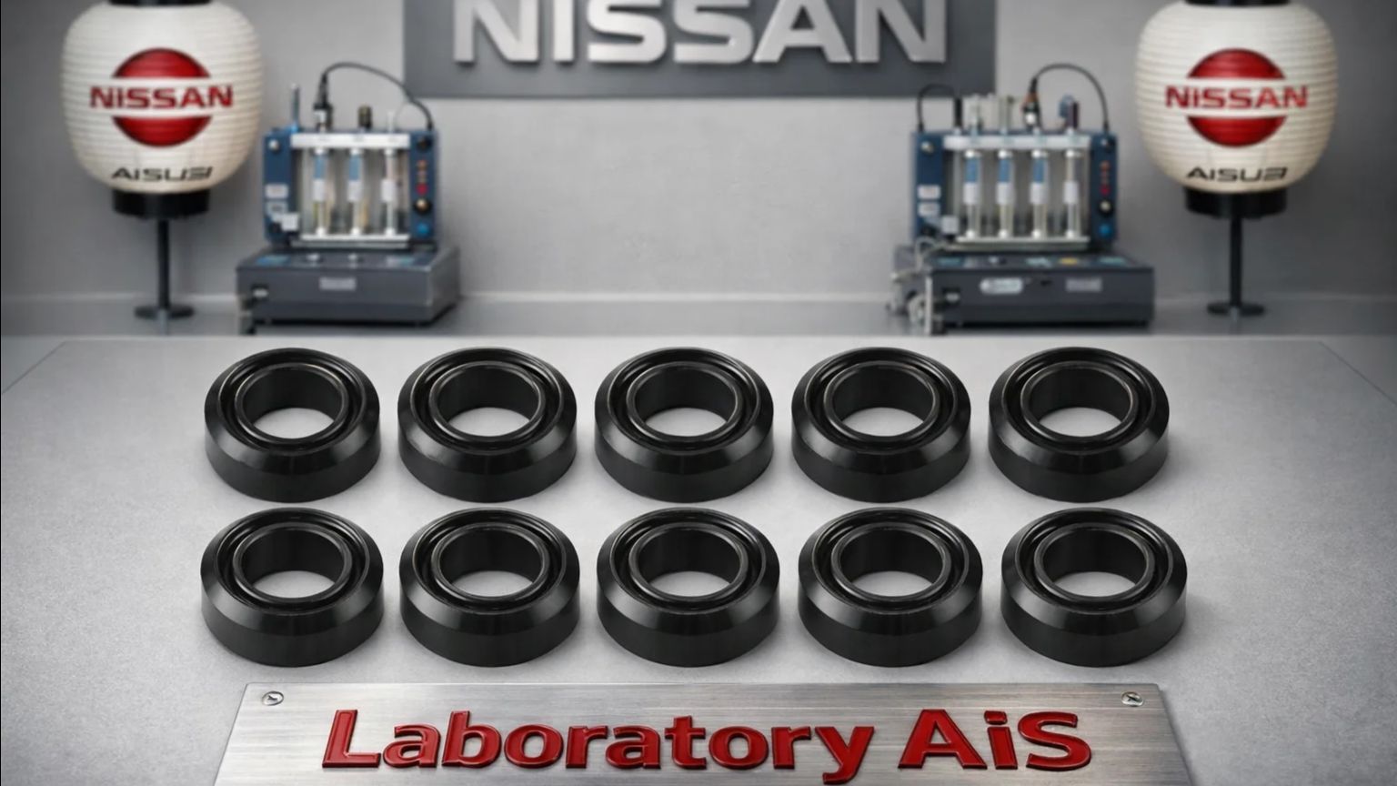 Прокладки инжекторов 10шт AiS-G036n NISSAN 24260-4A0A0.mp4