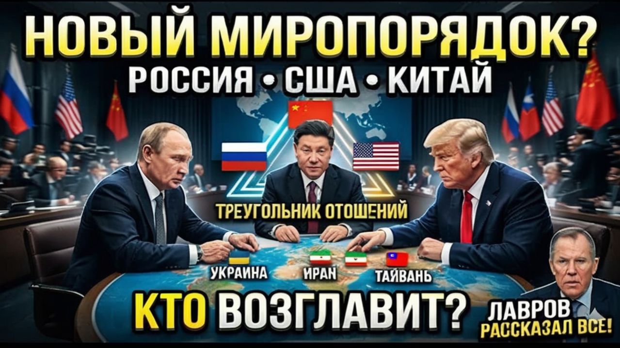 Россия, США и Китай - есть шанс на новый миропорядок Кто возглавит этот путь Лавров рассказал все!
