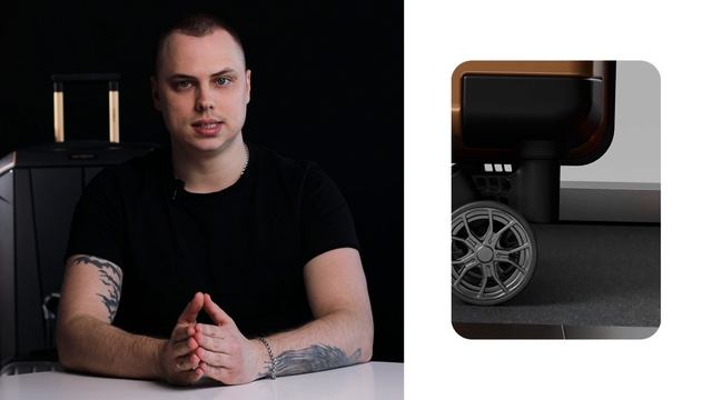 Тестирования чемоданов на производстве