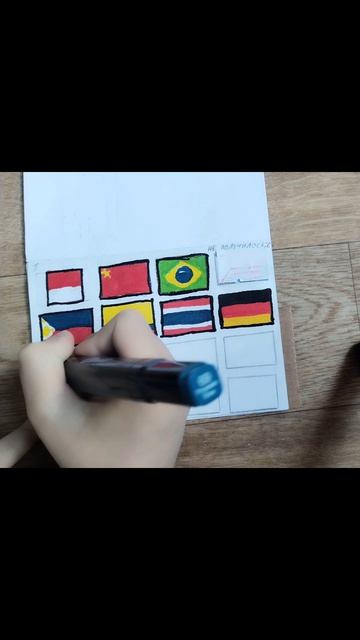 Рисую флаги стран День 7