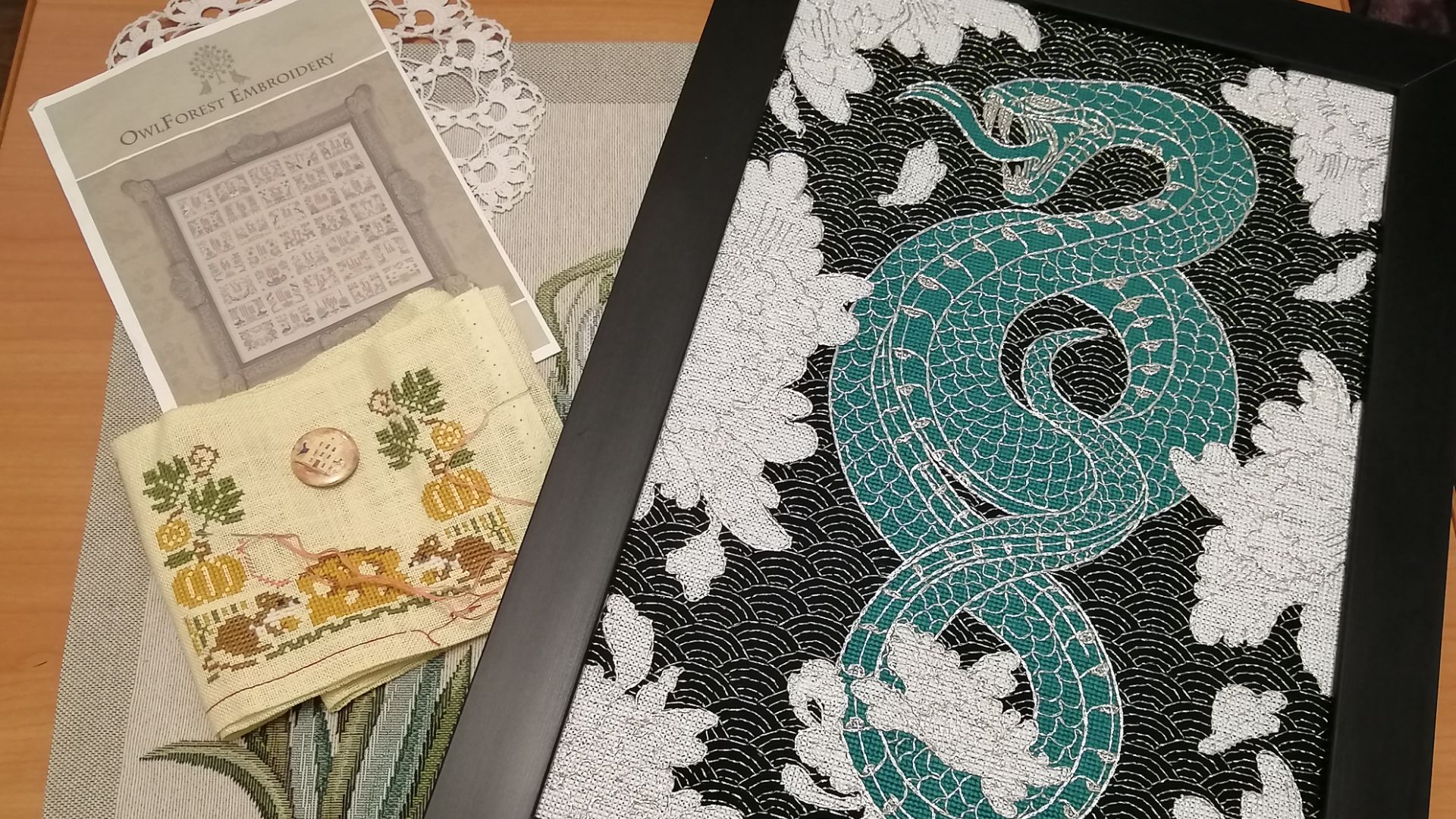 Вышить все 2026: неделя 14 - Аленушкина азбука (Совиный лес)