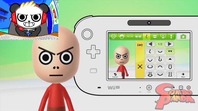 Making A Mii On Nintendo Wii U Let's Play With Combo Panda