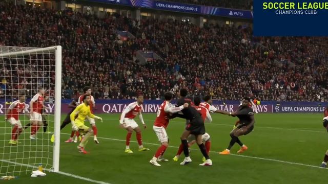 Байер - Арсенал. Обзор матча. Лига чемпионов одна восьмая. 11.03.26