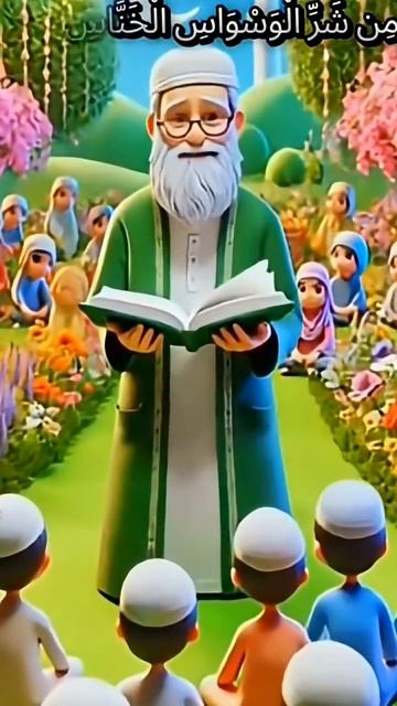 Сура Ан-Нас   обучение Корану для детей  очень красивое чтение суры Ан-Нас .