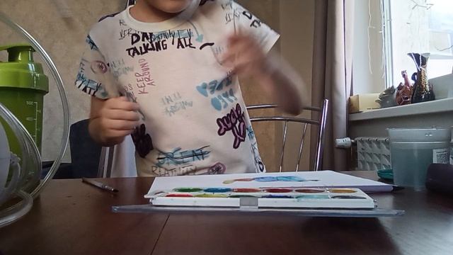 как нарисовать канал карусель акварелью