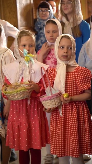 Праздничная пасхальная служба в Храме  Адриана и Наталии  в ЖК  Лугометрия