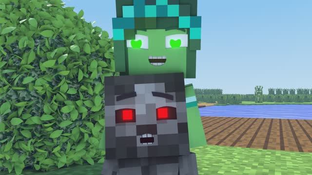 Мускулистый МАЛЫШ  обожает Зомму и ЗомБо. Майнкрафт Мультик