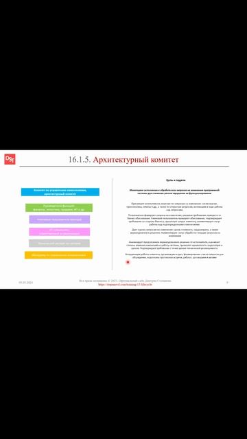 Архитектурный комитет часть 5  ERP система КИС словарь Erp кис Sap 1с Agile