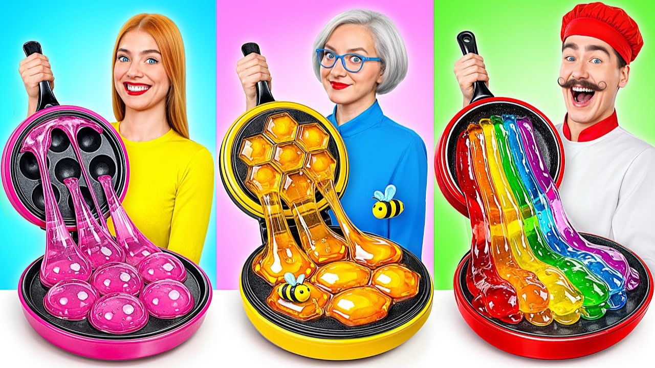 Кулинарный Челлендж Я против Бабушки  Потрясающие Челленджи с Едой