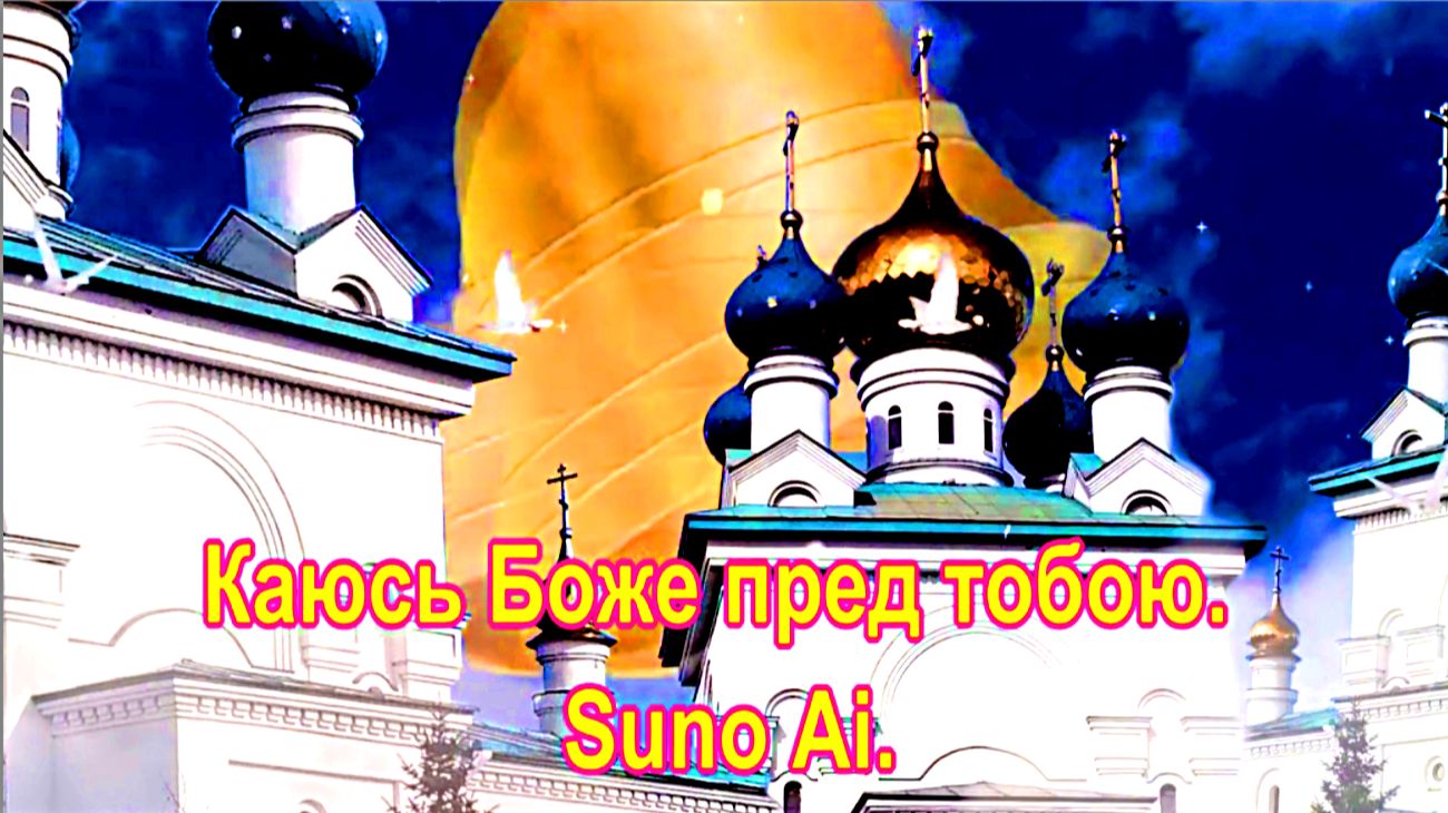 Каюсь Боже пред тобою. Suno Ai.