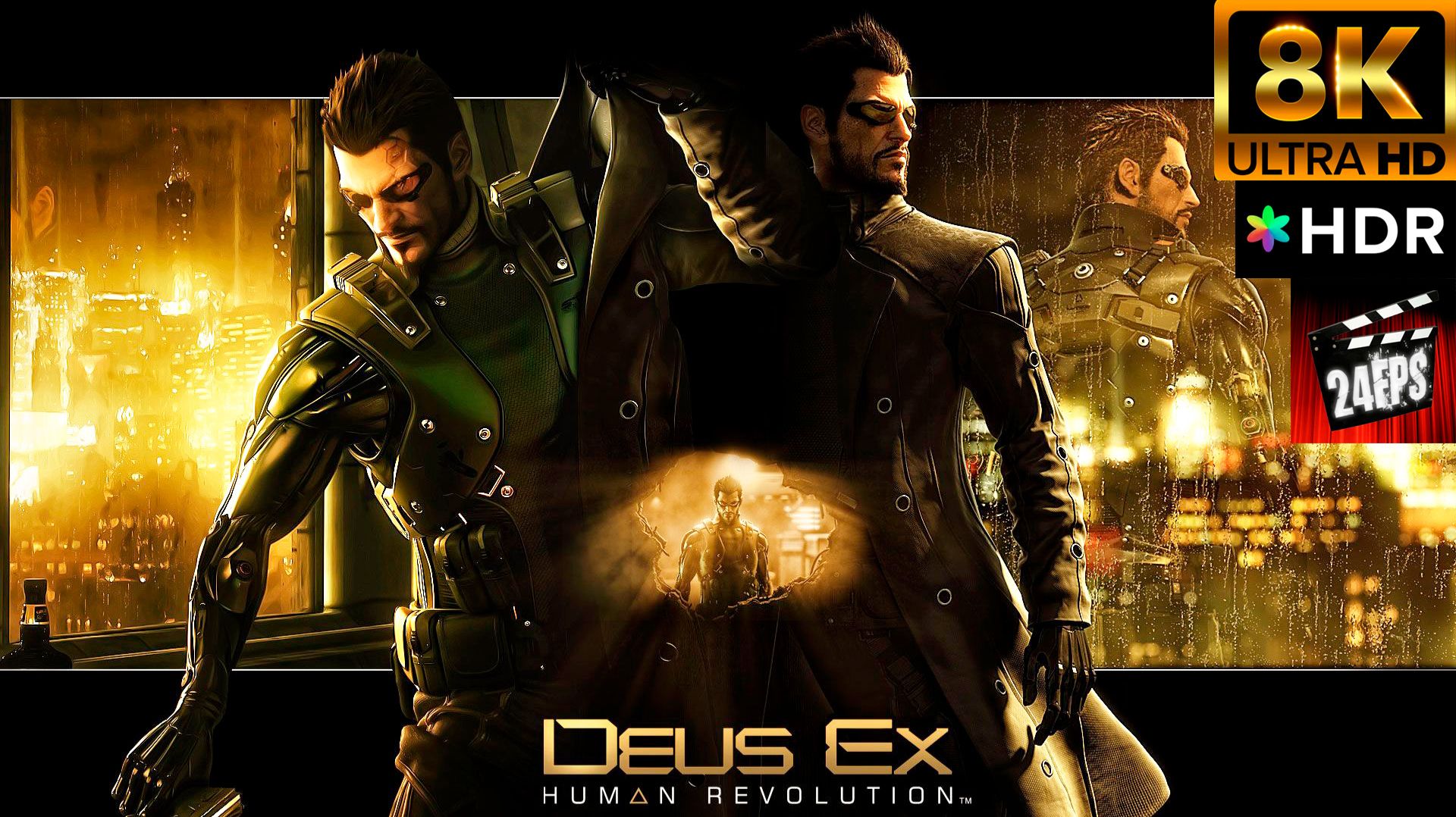 Deus Ex: Human Revolution (2011) - Все HDR Трейлеры (″Special″ Улучшенное качества до 8K)