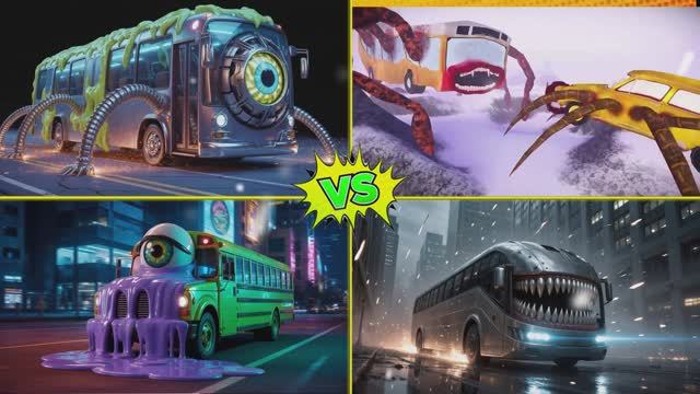 МУЛЬТИКИ ПРО МАШИНКИ: Пожиратель Автобусов и БОЛЬШОЕ ИСПЫТАНИЕ — Выпуск 254 🚌👹💥