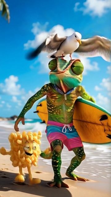 Макарошка и хамелеон