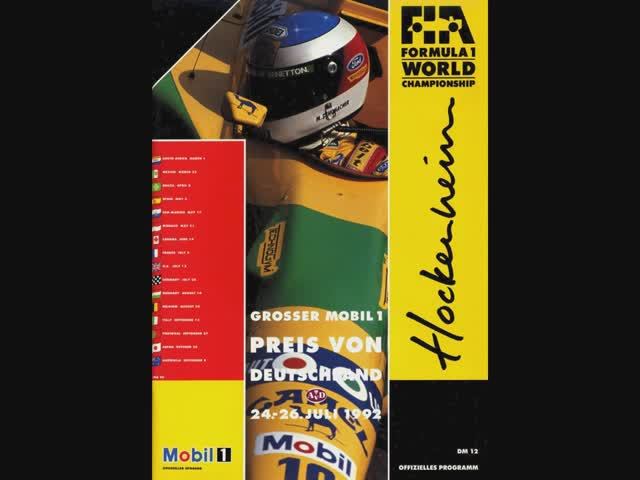 Формула 1. Гран-при Германии 1992 (этап 10)